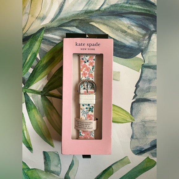 Kate Spade white floral watch band NWT - Picture 6 of 6